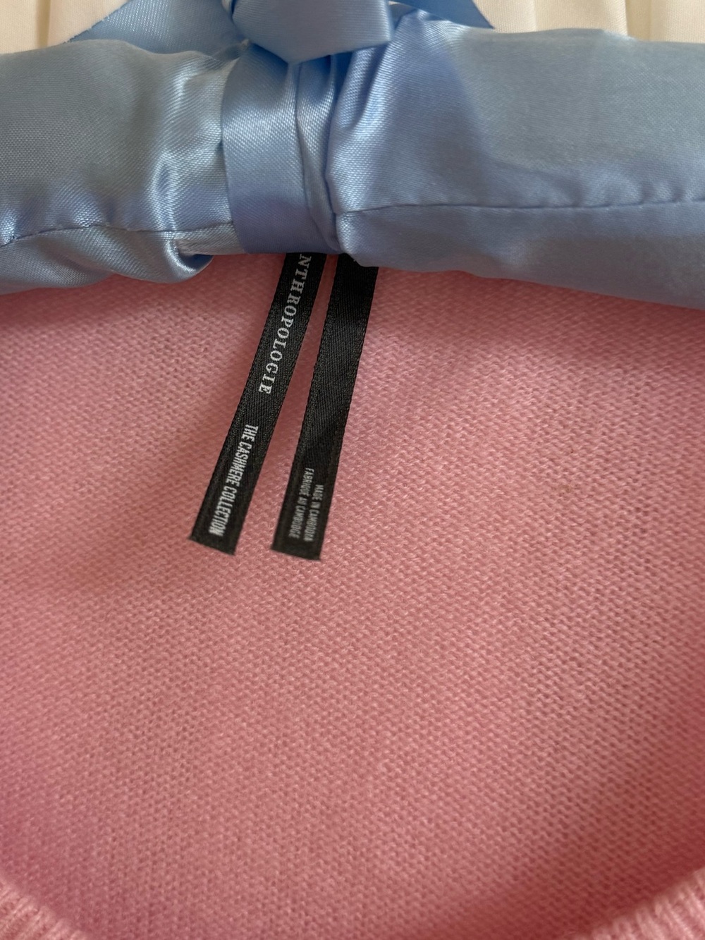Anthropologie The Juliet Cashmere Cardigan Pink blossom - Picture 2 of 4